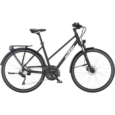 KTM VENETO DISC D Trekkingrad 2024 | black matt (white+orange) | 51cm