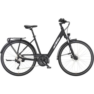 KTM VENETO DISC US Trekkingrad 2024 | black matt (white+orange) 46cm