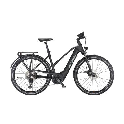 KTM POWER SPORT 11 PLUS D E-Bike Trekking E-Bike 2024 | black matt (grey+orange) | 46cm