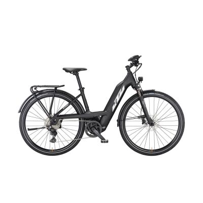 KTM POWER SPORT 10 PTS E-Bike Trekking E-Bike 2024 | black matt (white+orange) 46cm