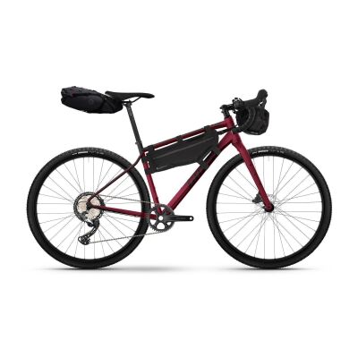 Ghost Asket Advanced EQ Gravelbike 2024 | met. rusted dark red/black - matt