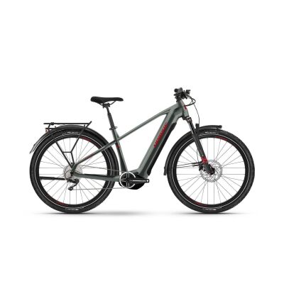Haibike Trekking 5 720 Wh E-Bike 2023 | olive / red - gloss