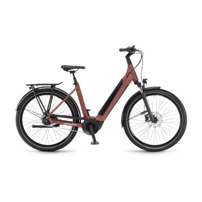 Winora Sinus N5 Tiefeinsteiger 625 Wh Trekking E-Bike 2025 | maroonred matt
