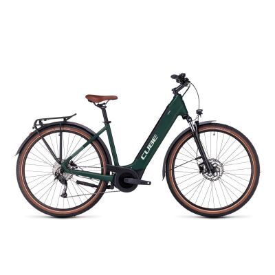 Cube Touring Hybrid ONE 500 Tiefeinsteiger Trekking E-Bike 2023 | darkgreen´n´green