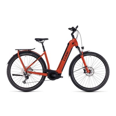 Cube Kathmandu Hybrid EXC 750 Tiefeinsteiger Trekking E-Bike 2023 | red´n´black