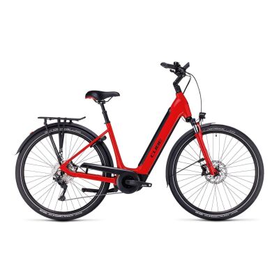 Cube Supreme Sport Hybrid Pro 625 Tiefeinsteiger City E-Bike 2023 | red´n´black