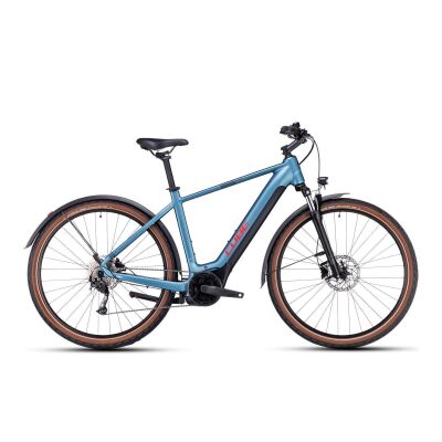 Cube Nuride Hybrid Performance 500 Allroad E-MTB 2023 | metalblue´n´red