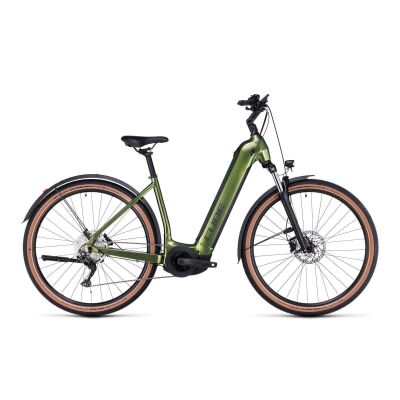 Cube Nuride Hybrid Pro 750 Allroad Tiefeinsteiger E-MTB 2023 | shinymoss´n´black