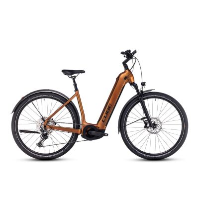 Cube Nuride Hybrid EXC 750 Allroad Tiefeinsteiger E-MTB 2023 | caramel´n´black
