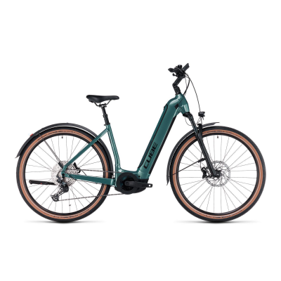 Cube Nuride Hybrid SLX 750 Allroad Tiefeinsteiger E-MTB 2023 | verde´n´black