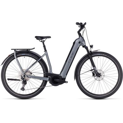 Cube Kathmandu Hybrid Pro 750 Tiefeinsteiger Trekking E-Bikes 2024 | flashgrey´n´metal