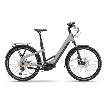 Winora Yakun X12 750Wh Tiefeinsteiger Trekking E-Bike 2024 | classic silver matt