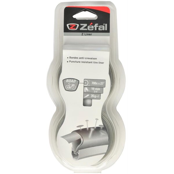 Zéfal ZEFAL PANNENSCHUTZBAND ROAD 19MM FÜR ROAD 2-STK. GRAU
