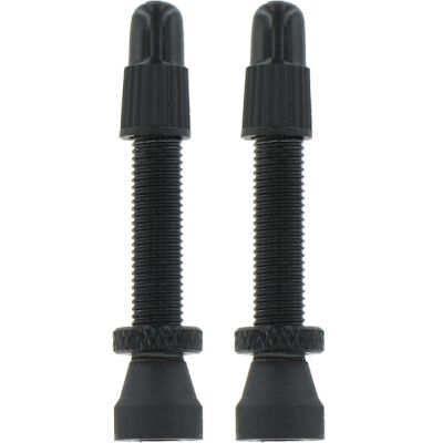VAR Tubeless-Ventil Alu schwarz 35 mm, 2 Stück