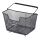 Basil Hinterradkorb Base M Stahl | 30x42,5x23cm, schwarz, engmaschig