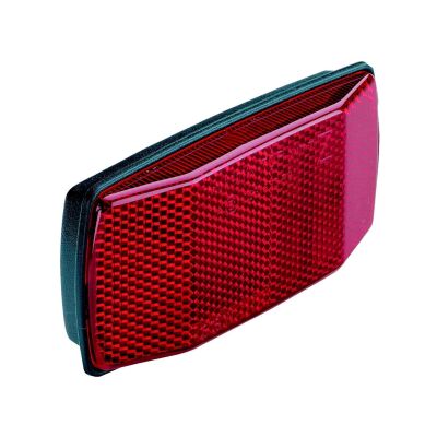Gepäckträgerrückstrahler b&m mit Bohrung 50/80 mm