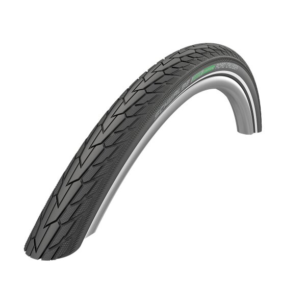 Schwalbe Reifen Road Cruiser HS484 Green28x1 3/8" 37-622 sw-TwinSkin Refl.KG SBC