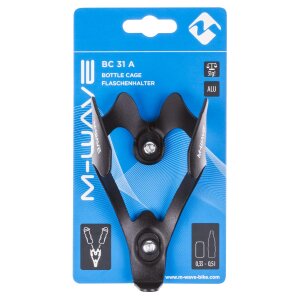 Trinkflaschenhalter Pet 500 Alu, schwarz, Ø 64 - 66mm