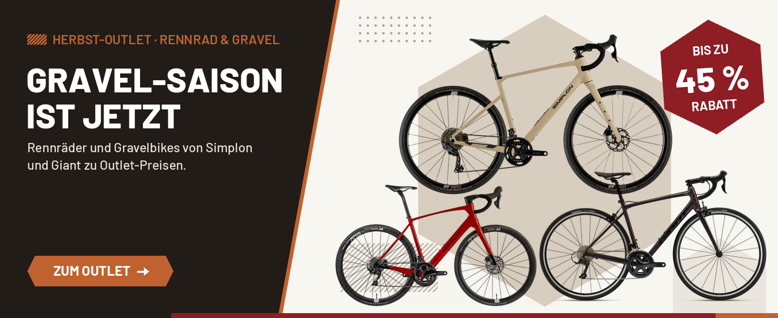 Herbst-Outlet Rennrad & Gravel
